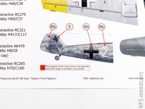 Eastern Front Fighters - Messerschmitt Bf 109 Aces - Exito Decals