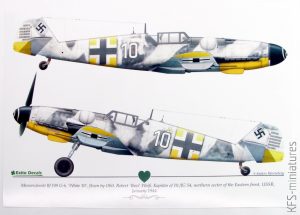 Eastern Front Fighters - Messerschmitt Bf 109 Aces - Exito Decals