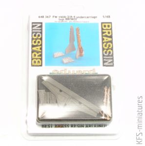 1/48 Fw 190A undercarriage legs BRONZE - Eduard