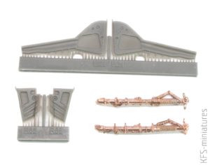 1/48 Fw 190A undercarriage legs BRONZE - Eduard