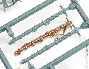 1/48 Fw 190A undercarriage legs BRONZE - Eduard