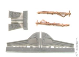 1/48 Fw 190A undercarriage legs BRONZE - Eduard