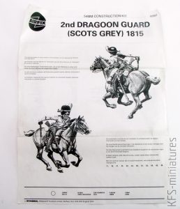 54mm 2nd Dragoon - Scots Grey - Airfix