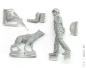 1/35 Soldier with Sapper-Dog Polish Army in Afghanistan - ToRo Model