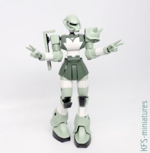 Zaku Girl - Budowa