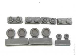 1/72 Mirage F.1 wheels set - ResKit