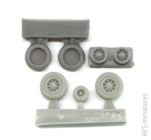 1/72 Mirage F.1 wheels set - ResKit