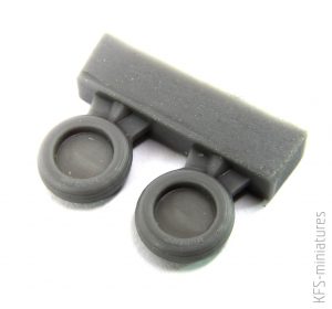 1/72 Mirage F.1 wheels set - ResKit