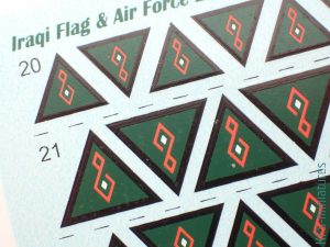 1/72 Iraqi Flag & Air Force Emblem - Kalkomanie - KMA Modeller