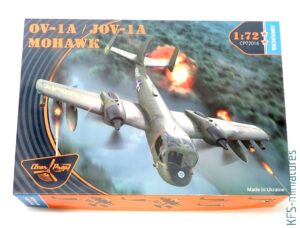 1/72 OV-1 A/JOV-1A Mohawk - Clear Prop Models