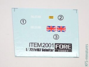 1/72 Fv107 Scimitar Mark 2 - FORE HOBBY