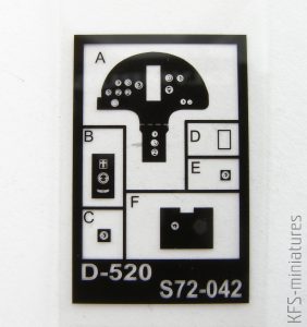 1/72 Dewoitine D.520 - Blachy - Part