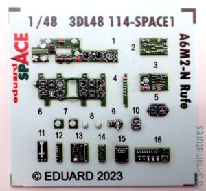 1/48 Rufe - A6M2-N Zero - Dodatki - Eduard