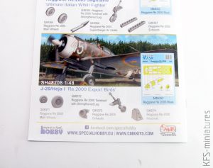 1/48 Reggiane Re.2000 Serie I - Special Hobby