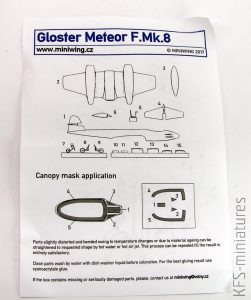 1/144 Gloster METEOR T.Mk.8 - Miniwing