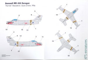 1/144 Dassault Ouragan MD.450 - Miniwing