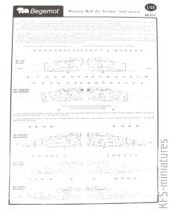 1/48 MiG-25 Foxbat Stencils - Begemot