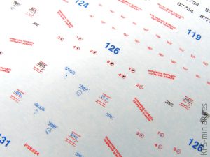 1/48 MiG-25 Foxbat Stencils - Begemot