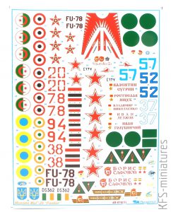 1/48 MiG-25 Foxbat - Decals - Begemot