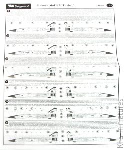 1/48 MiG-25 Foxbat - Decals - Begemot