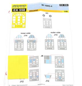 1/48 Bf 109G-4 - Maski - Eduard