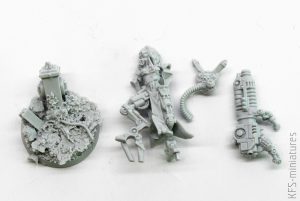 28mm Mechanic Adept Eradicator With Plasma Cannon - Grim Skull