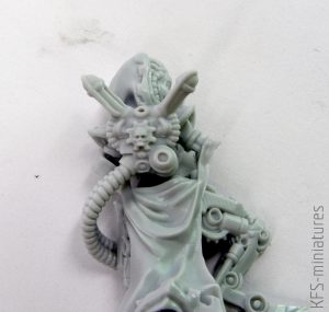 28mm Mechanic Adept Eradicator With Plasma Cannon - Grim Skull