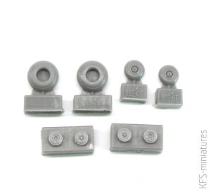 1/72 Mi-24 (Mi-35) wheels set - ResKit