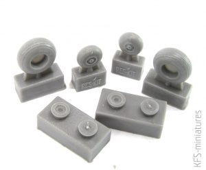 1/72 Mi-24 (Mi-35) wheels set - ResKit