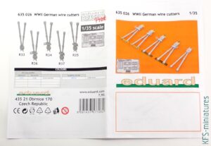 1/35 Zapinki i narzedzia saperskie - Eduard