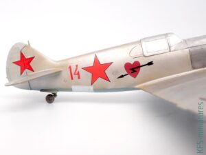 1/72 Lavochkin La-5 Late Version - Budowa cz.2