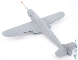 1/72 Bf 109F-4 - Eduard - Budowa cz.2