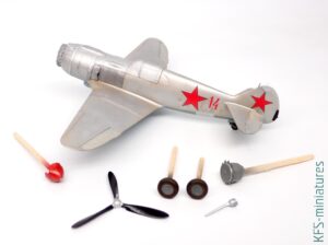 1/72 Lavochkin La-5 Late Version - Budowa cz.2