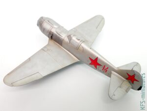 1/72 Lavochkin La-5 Late Version - Budowa cz.2