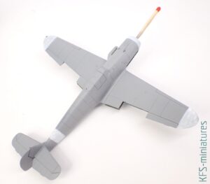 1/72 Bf 109F-4 - Eduard - Budowa cz.2