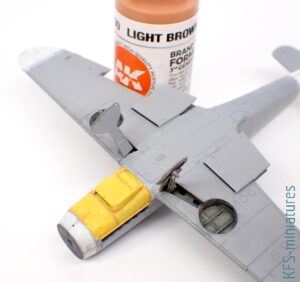 1/72 Bf 109F-4 - Eduard - Budowa cz.2