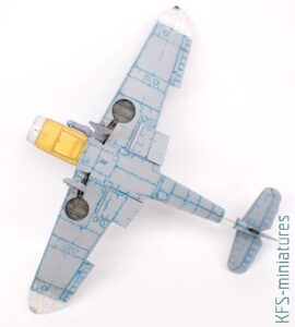 1/72 Bf 109F-4 - Eduard - Budowa cz.2