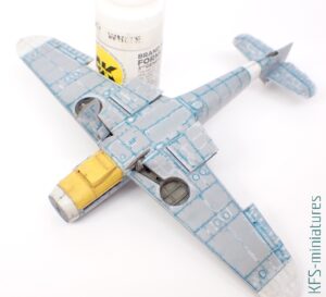 1/72 Bf 109F-4 - Eduard - Budowa cz.2