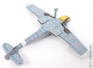 1/72 Bf 109F-4 - Eduard - Budowa cz.2