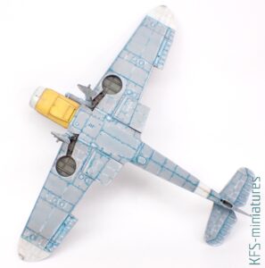 1/72 Bf 109F-4 - Eduard - Budowa cz.2