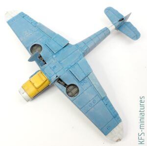 1/72 Bf 109F-4 - Eduard - Budowa cz.2