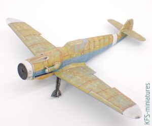 1/72 Bf 109F-4 - Eduard - Budowa cz.2