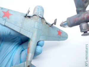 1/72 Lavochkin La-5 Late Version - Budowa cz.2