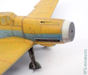 1/72 Bf 109F-4 - Eduard - Budowa cz.2