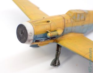 1/72 Bf 109F-4 - Eduard - Budowa cz.2