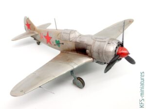 1/72 Lavochkin La-5 Late Version - Budowa cz.2