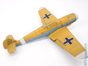 1/72 Bf 109F-4 - Eduard - Budowa cz.2