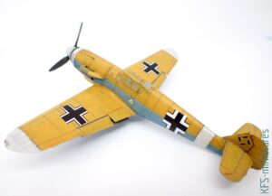 1/72 Bf 109F-4 - Eduard - Budowa cz.2