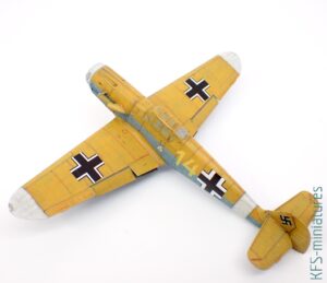 1/72 Bf 109F-4 - Eduard - Budowa cz.2