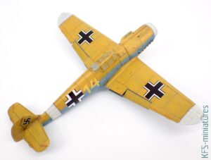 1/72 Bf 109F-4 - Eduard - Budowa cz.2